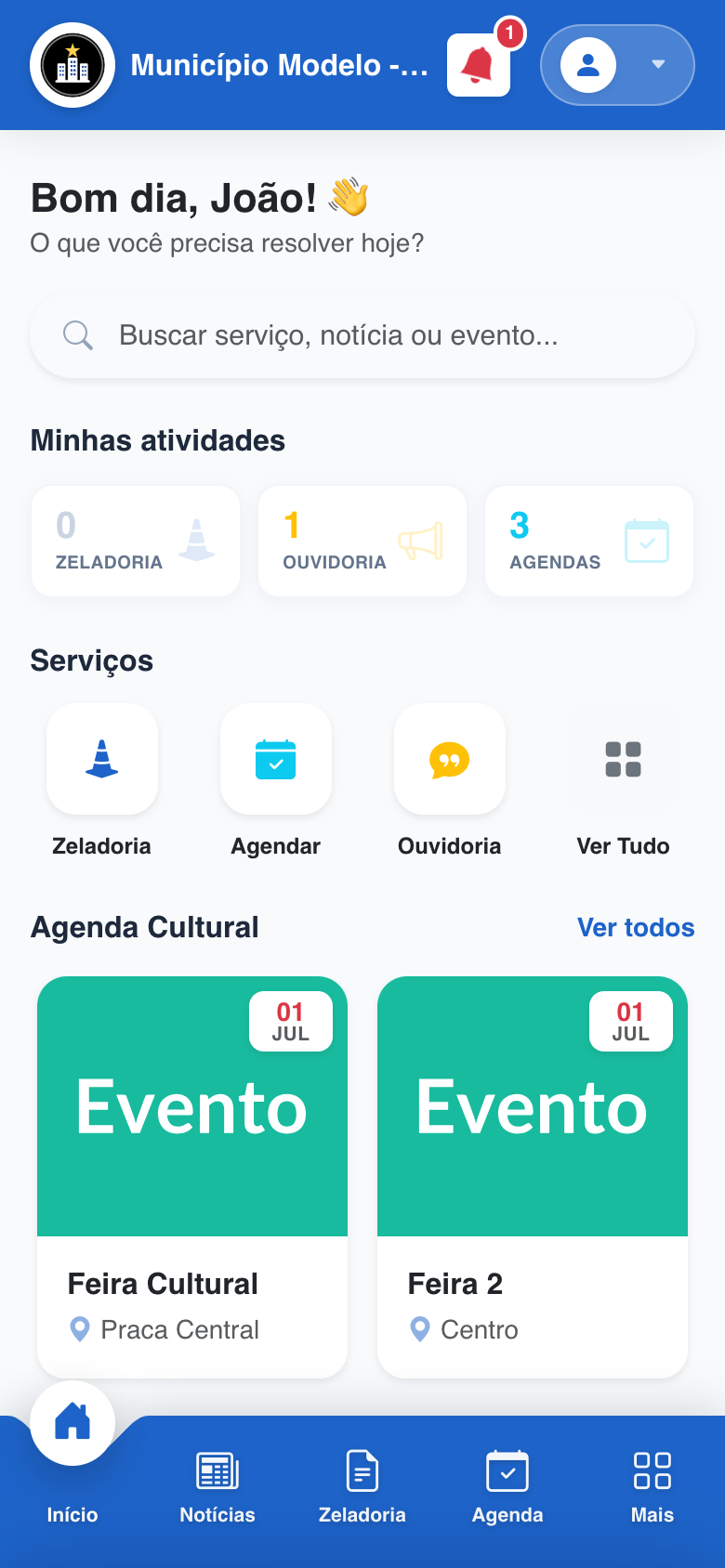 App Cidade+ Inteligente
